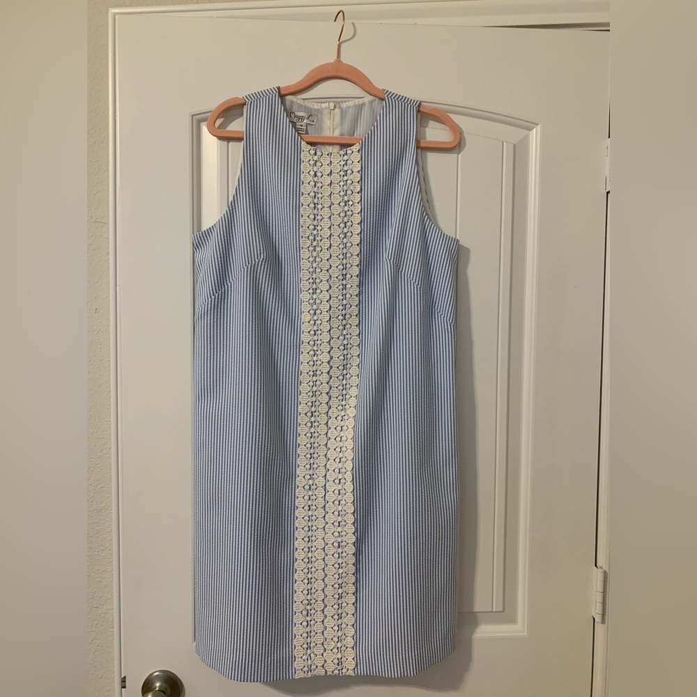 Blue Striped Dress